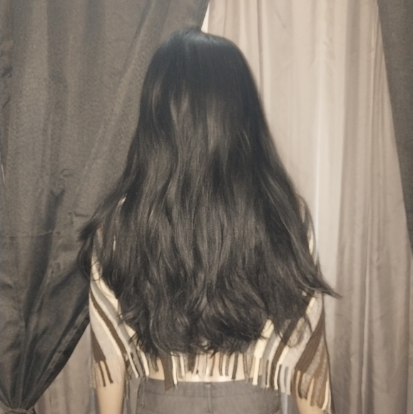 22" Long Straight Wig Color 1 - Picture 4 of 7